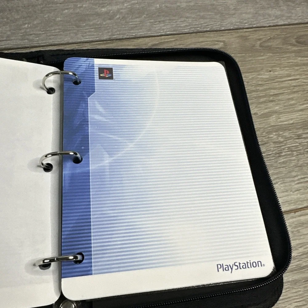 Official Sony PlayStation Gamer Advisory Panel Binder PS1 PS2 Jax X Genji NFR‎